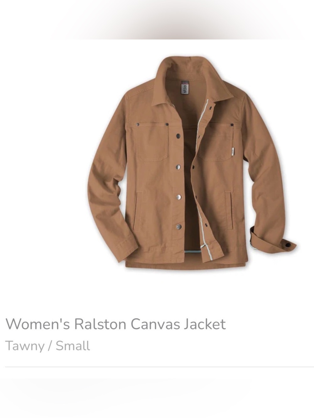 NWOT Stio Ralston Workwear Jacket Sz S